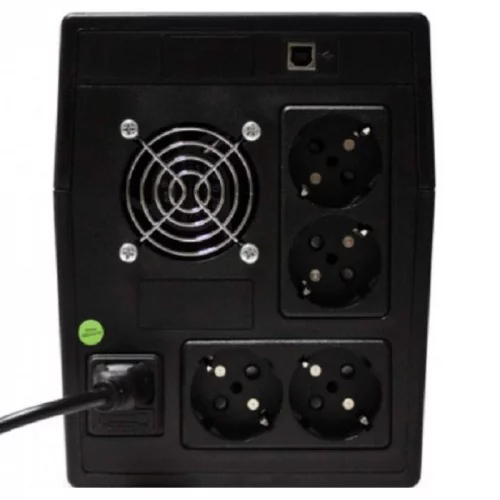 ИБП POWERMAN Smart Sine 2000, LCD, линейно-интерактивный, 2000ВА, 1400Вт, 4 евророзетки с резервным питанием, USB, батарея 12В 9Ач 2 шт., 380мм х 158мм х 198мм, 12.7 кг./ UPS POWERMAN Smart Sine 2000, LCD, line-interactive, 2000VA, 1400W, 4 eurosockets w фото 3
