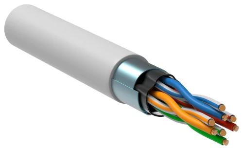 Кабель информационный ITK Generica BC1-C5E04-328-305-G кат.5E F/ UTP 4X2X24AWG LSZH внутренний 305м белый