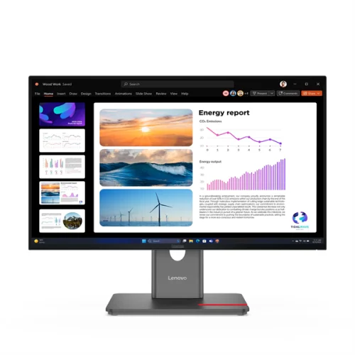 Монитор Lenovo ThinkVision P24Q-40 23.8“ 16:9 QHD (2560x1440) IPS, 120Hz, 300N, 1xHDMI 2.1 TMDS, 1xDP 1.4 (HBR2), 1xDP 1.4 Out, 1xUSB-B (USB 5Gbps), 3xUSB-A (USB 5Gbps), 1xUSB-C (USB 5Gbps, 15W PD), LTPS, 1Y (64B2GAT1EU)