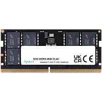 Apacer DDR5 8GB 4800MHz SO-DIMM (PC5-38400) CL40 1.1V (Retail) 1024*16 3 years (AS08GHB48CTDBGH/ FS.08G2A.RTH)