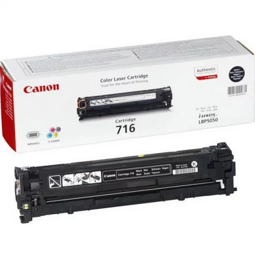 Картридж CANON 716 BK, черный, 2300 страниц, для LBP 5050/ N/ MF 8030/ 50CN (1980B002)
