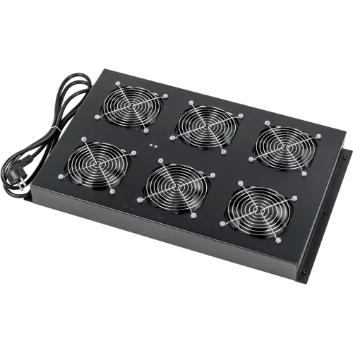Блок 6-ти вентиляторов в крышу шкафа LANMASTER DCS глубиной 1070/ 1200 мм (LAN-DC-CB-FAN6-10)