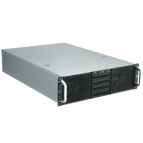 Серверный корпус/ Server case YCC YRM-36514A0, 3U, E-ATX, w/o PSU, int. 10x3,5 + 4x3,5/2,5 HDD bays, 2x120mm front fans, 3x120mm middle fans, 2x60mm rear fans, 2xUSB 2.0, 5xFH PCIe vertical slots,