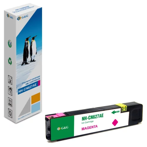 Картридж струйный G&G GG-CN627AE пурпурный (110мл) для HP Officejet Pro X576dw/ X476dn/ X551dw/ X451dw