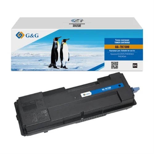 G&G toner-cartridge for Kyocera ECOSYS P4040dn/ P4040dn with chip 15000 pages гарантия 36 мес. (GG-TK7300)