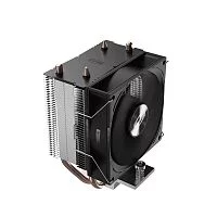 Кулер для процессора/ CPU Cooler PCCooler R200 (110W, 3-pin, 133mm, Al/Cu, 2x6mm, 1x92mm, 40.94CFM, 30dBA, 2200RPM, S: 1851/1700/1200/115X, AM5/AM4, silver, black)