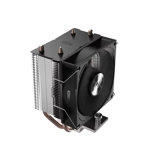Кулер для процессора/ CPU Cooler PCCooler R200 (110W, 3-pin, 133mm, Al/Cu, 2x6mm, 1x92mm, 40.94CFM, 30dBA, 2200RPM, S: 1851/1700/1200/115X, AM5/AM4, silver, black)