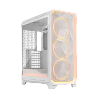 Корпус Компьютер без блока питания/ Case Fractal Design Meshify 3 Ambience Pro RGB TG Light Tint, Full-Tower, 3x140mm ARGB, 2xUSB-A 3.2 + 1xUSB 3.2 Type-C, E-ATX, ATX, mATX, mITX, White (FD-C-MES3A-05)