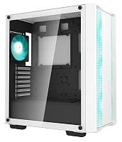 корпус Deepcool CC560 WH V2 без БП, боковое окно (закаленное стекло), 3x120мм LED вентилятор спереди и 1x120мм LED вентилятор сзади, белый, ATX (R-CC560-WHGAA4-G-2)