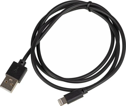 Кабель USB (m)-Lightning (m) 1м черный (1491122) (1491122#MLN)