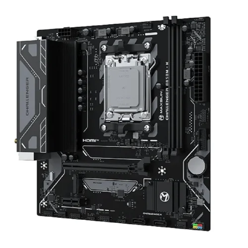 Материнская плата MAXSUN MS-Challenger B850M-K WIFI, AM5, B850, 2*DDR5, 2*SATA3, M.2, 4*USB 3.2, 2*USB 2.0, 1*PCIEx16, 1*PCIEx1, DP+HDMI, mATX фото 3