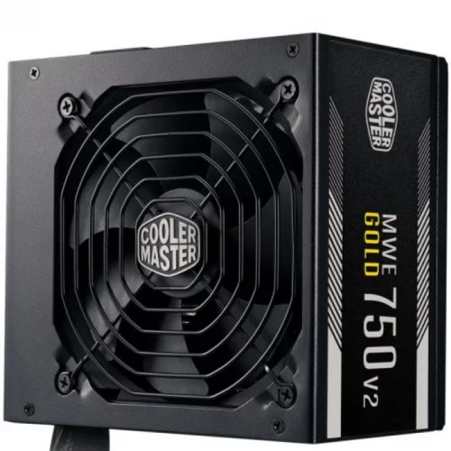 Блок питания 750 Ватт/ Power Supply Cooler Master MWE Gold 750 V2, 750W, ATX, 120mm, 24pin, 12xSATA, 4xPCI-E(6+2), APFC, 80+ Gold