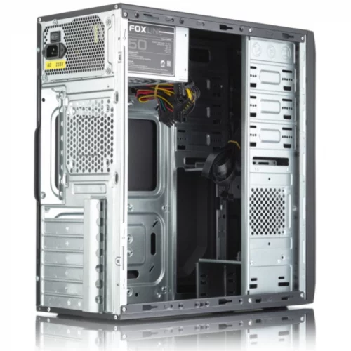 Корпус c блоком питания 450 Ватт/ Case Foxline FL-815, ATX, 3x5.25EXT, 1x3.5EXT, 3x3.5INT, 2xUSB2.0, HDA, w/o FAN, w/450W ATX PSU, w/1.2m EU pwr cord (FL-815-FZ450R) фото 3