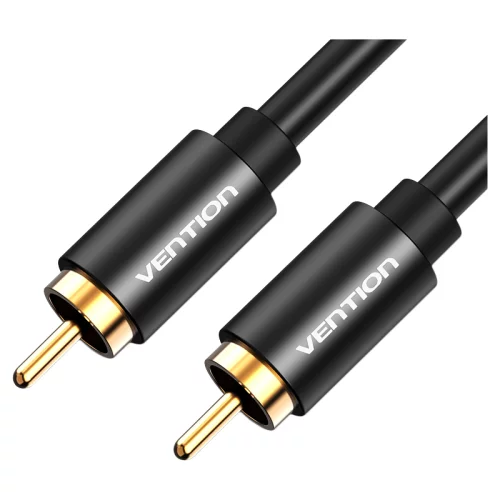Кабель Vention аудио RCA M/RCA M - 1м Чёрный (VAB-R09-B100)