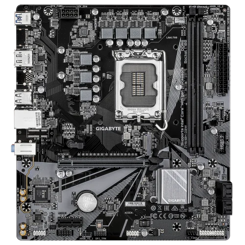 Материнская плата Gigabyte H610M D3W H610, LGA1700, 2*DDR5, 1*PCIEx16, 1*PCIEx1, 1*M.2, 1*TypeC, 3*USB3.2Gen1, 7*USB2.0, 4*SATA3.0, 1G, DP, HDMI, M-ATX, RTL фото 2