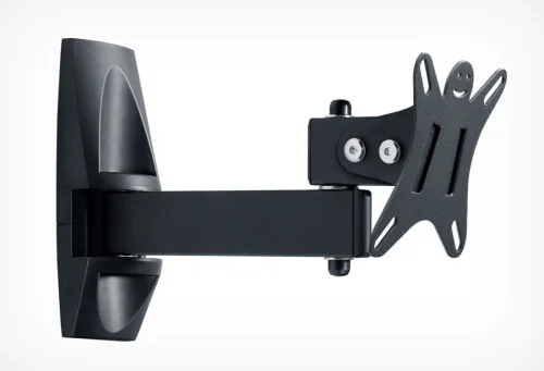 Кронштейн для телевизора Holder LCDS-5004 металлик 10-26 макс.25кг настенный поворот и наклон (LCDS-5004 METALLIC)