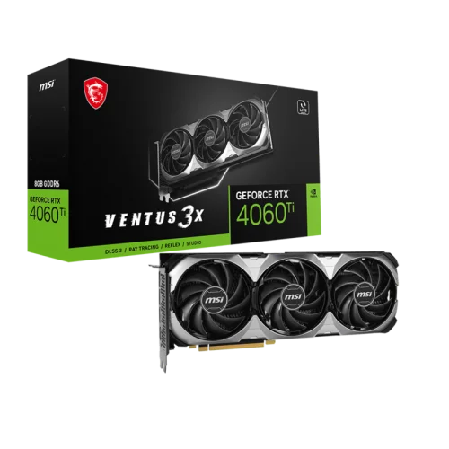 Видеокарта/ GeForce RTX 4060 Ti 8G VENTUS 3X E1