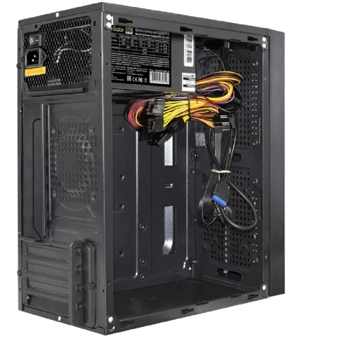 Exegate EX287884RUS ExeGate mEVO-9302-RGB-500W-12 (mATX, БП 500NPX с вент. 12см, 2*USB+1*USB3.0, HD аудио, черный с RGB подсветкой) фото 2