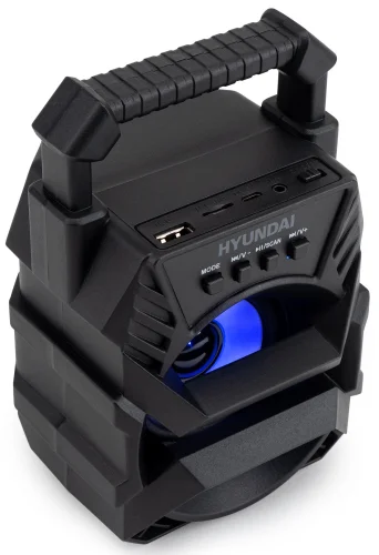 Колонка порт. Hyundai H-PS1000 черный 9W 1.0 BT/USB 10м 500mAh фото 4