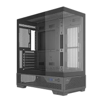 Корпус Компьютер без блока питания/ Case SAMA V43E Black, Midi-Tower, TG, no fans, 2xUSB 3.0 + 1xUSB 3.2 Type-C, ATX, mATX, mITX Black (V43E-BKADA0X1-GL)