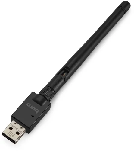 Адаптер USB Buro BU-BT50C BT5.0+EDR class 1 100м черный фото 2
