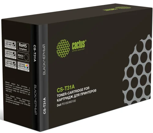 Картридж лазерный Cactus T31A CS-T31A черный (2000стр.) для Deli P3100/M3100