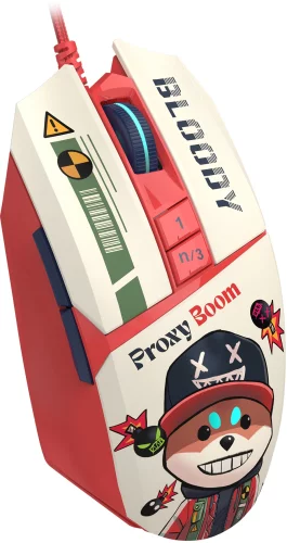 Мышь A4Tech Bloody W63 Max Proxy Boom рисунок оптическая 12000dpi USB фото 8