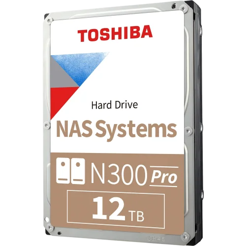 Жесткий диск/ HDD Toshiba N300 Pro NAS SATA3 3.5 12TB 7200 512Mb 6Gb/ s 1 year warranty (HDWG51CXZSTB)