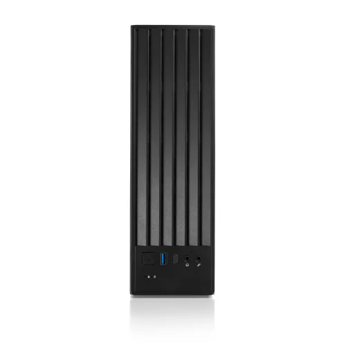 Корпус с блоком питания 400Вт./ Case Foxline mATX Desktop 400W FL-461 mATX case, black, w/ PSU FLEX 400W, w/ 1xUSB3.0+1xType-C (USB2.0) (FL-461-FLX400) фото 2