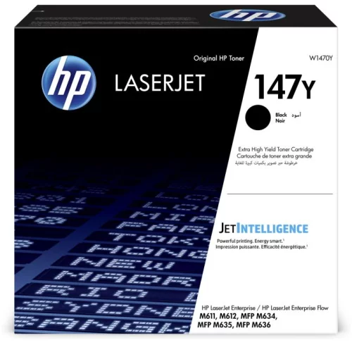 Тонер-картридж/ HP 147Y Black LaserJet Toner Cartridge (W1470Y)