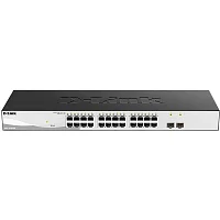 Коммутатор/ DGS-1210-26/F Smart L2 Switch 24х1000Base-T, 2х1000Base-X SFP, Compact CLI (DGS-1210-26/F3A)