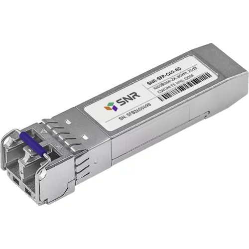 Модуль/ Модуль SFP CWDM оптический, дальность до 80км (25dB), 1490нм (SNR-SFP-C49-80)