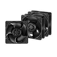 Вентилятор корпусной Arctic Cooling S12038-4K 3 Pack S12038-4K Dual Ball Bearing with Brass Housing/ 106 cfm / 600–4000 rpm (ACFAN00303A)
