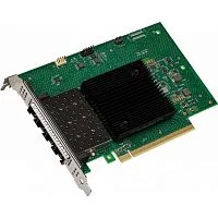 Сетевая карта/ Intel® Ethernet Network Adapter E810-XXVDA4, 4xSFP28 ports, 25GbE, PCI-E x16 gen3/gen4, iWARP/RoCEv2, IEEE 1588 PTP, ADQ, iSCSI, NFS, VMDq. PCI-SIG* SR-IOV Capable (E810XXVDA4BLK)