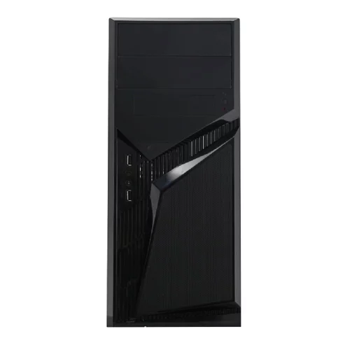 PowerCool S1007BK U3 450W {Тип: Midi-Tower, цвет: черный, форм-фактор: ATX, mATX, блок питания: 450 Вт, вентилятор: 120 мм, размеры: 175 x 407 x 362 мм, дополнительно: USB3.0 x2, наушники, микрофон} (S1007BK-U3-450W) фото 3