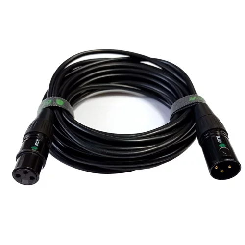 GCR Кабель 15.0m микрофонный XLR M / XLR F , черный, AL case черный, GCR-53376