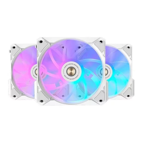 Вентилятор в корпус ALSEYE COOLING FAN i12W-K3 White Dimensions: 120 x 120 x 25mm Voltage: DC 12V Current: 0.21A Fan Speed :800-1800±10% Max. Air Flow: 31.18-73.92CFM Max. Air Pressure: 0.56-2.1mmH20 Max. Noise: 20-33. (AS.04.09.0003) фото 2