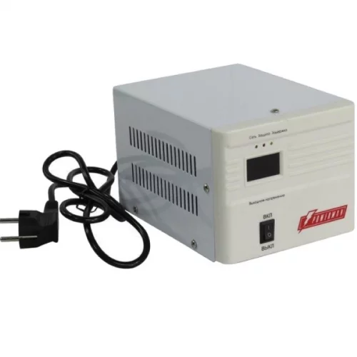 Стабилизатор POWERMAN AVS 1000A, ступенчатый регулятор, 1000ВА/550Вт, 160-260В, максимальный входной ток 7А, 1 евророзетка, IP-20, напольный, 190мм х 150мм х130мм, 2.87 кг./ Stabilizer POWERMAN AVS 1000A, step-type regulator, 1000 VA / 550W, 160-260V, the фото 2
