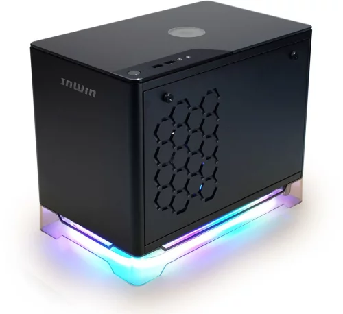 Корпус Inwin CF08A (A1PLUS) черный 650W miniITX 4x120mm 2xUSB3.0 audio (CF08A 6137037) фото 4