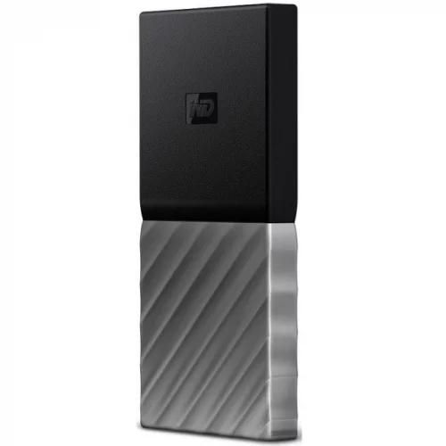 Твердотельный диск Western Digital My Passport SSD 1TB External, USB 3.1, R/W -540, черный-серебристый (WDBKVX0010PSL-WESN) фото 3