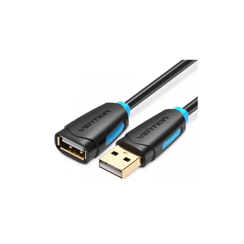 Кабель-удлинитель Vention USB 2.0 AM/AF - 3м Черный (CBCBI)