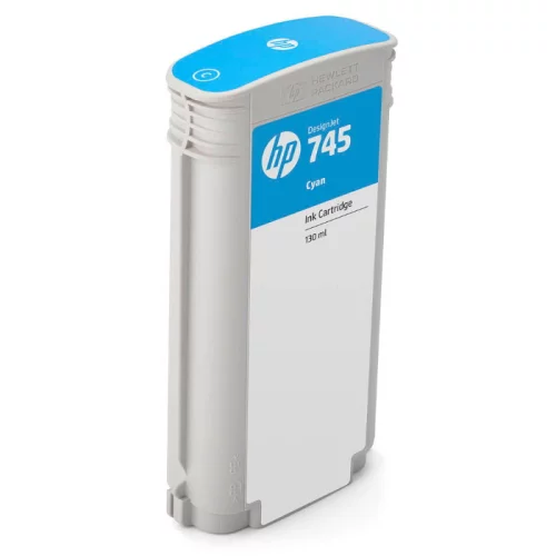 Картридж/ HP 745 130-ml Cyan Ink Cartridge (F9J97A) фото 2