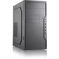 Корпус с блоком питания 450Вт./ Case Foxline FL-733R, mATX, 2x5.25EXT, 2x3.5EXT, 5x3.5INT, 2xUSB3.0, 2xUSB2.0, HDA, w/o FAN, w/450W ATX PSU, w/1.2m EU pwr cord (FL-733R-FZ450R-U32)