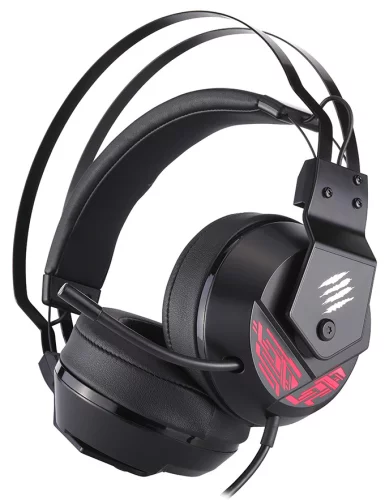 Игровые наушники Mad Catz F.R.E.Q. 4 чёрные 7.1, USB, RGB подсветка, 50 мм неодимовые магниты, 32 Ом, 20 ~ 20000 Гц, микрофон (AF13C2INBL000-0) фото 3