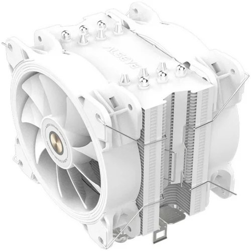 Вентилятор ALSEYE H120D (White) TDP: 200W Product Dimensions:123x154x106mm Heatsink Dimensions:154x123x58mm Heatsink Weight:518g Heat Pipe:O6mmx6pcs Fan Dimensions-:120x120x25mm (875842) (AS.01.02.0018) фото 4