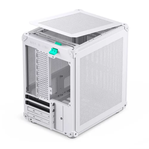 Корпус без блока питания/ Case JONSBO C6-ITX, Micro-Tower, no fan, 1xUSB-A 3.0 + 1xUSB-C 3.1, mDTX, mITX White (C6-ITX WHITE) фото 7