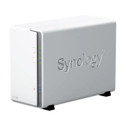 *СХД (NAS) Synology DS223j QC1,7Ghz/ 1Gb DDR4/ RAID0,1,JBOD/ upto 2HDDs SATA(3,5')/ 2xUSB3.2/ 1GigEth/ iSCSI/ 2xIPcam(upto 12)/ 1xPS/ 1YW repl DS220j
