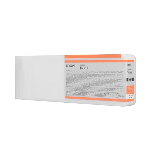 Картридж струйный EPSON T636A, оранжевый, 700 мл., повышенной емкости, для Stylus Pro 7900/ 9900 (C13T636A00)