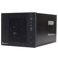 Корпус Silverstone SST-SG05BB-Lite USB 3.0 USB 3.0 Sugo Mini-ITX Compact Computer Cube Case, black, RTL {4} (G410SG05BBLT020)