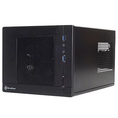 Корпус Silverstone SST-SG05BB-Lite USB 3.0 USB 3.0 Sugo Mini-ITX Compact Computer Cube Case, black, RTL {4} (G410SG05BBLT020)